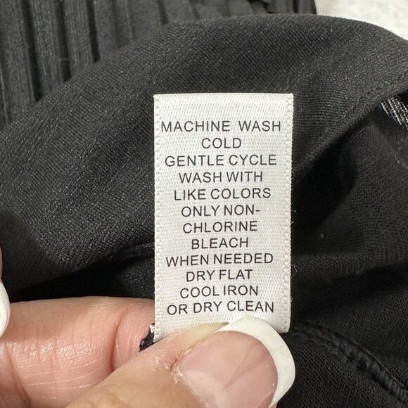 Banana Republic Women's Artsy Flapper Layered Texture Shift Dress XS Black EUC - Picture 11 of 11